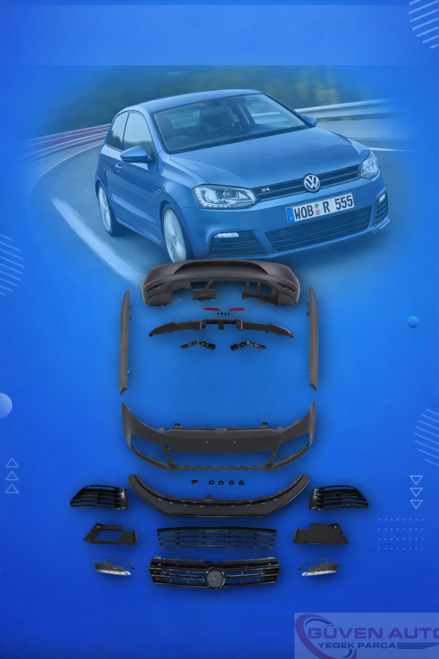 POLO R20 TAMPOM SETİ KOMPLE (ÖN-ARKA-YAN)  6R0807217