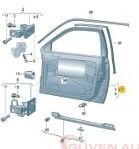 Skoda Octavia Sağ Ön Kapı (1997-2011) 1U4831056