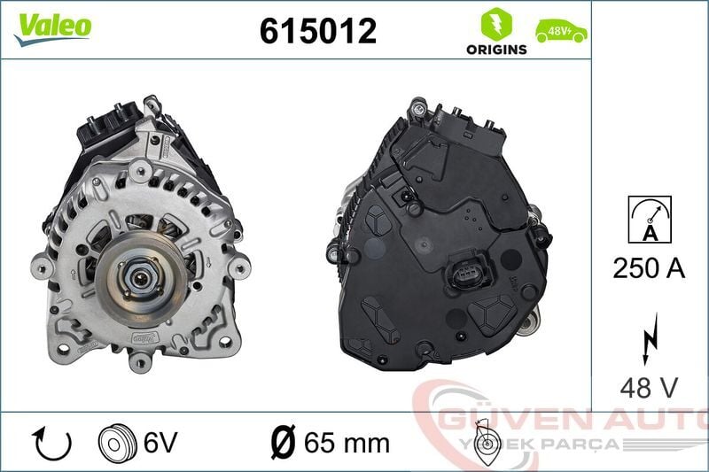 ŞARJ DİNAMOSU ALTERNATÖR 05E903018G 05C903018 HYBRİD E-TSİ