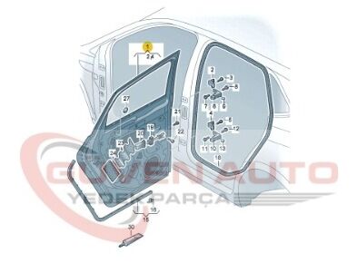 Wv Polo Sol Arka Kapı 20>    -2G4833051Q