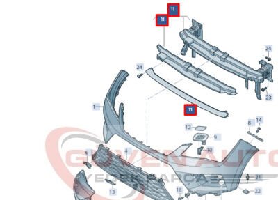 Seat Ateca Ön Tampon Demiri 575807109E