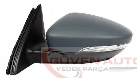 Vw Jetta Sol Dış Dikiz Aynası (Elektrikli/Sinyalli/Astarlı)   -5C7857507B