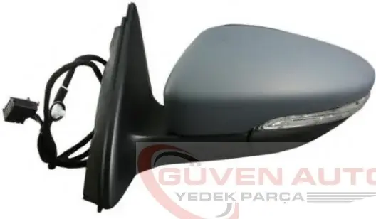 Vw Jetta Sağ Dış Dikiz Aynası (Elektrikli/Sinyalli/Astarlı)     -5C7857508B