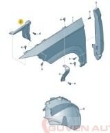 Seat Ateca Sol Ön Çamurluk Braketi 575821167B