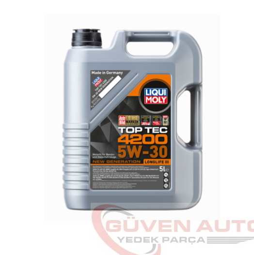 LIQUI MOLY 5W30 Motor Yağı Tam Sentetik TOP TEC 4200 5 Litre