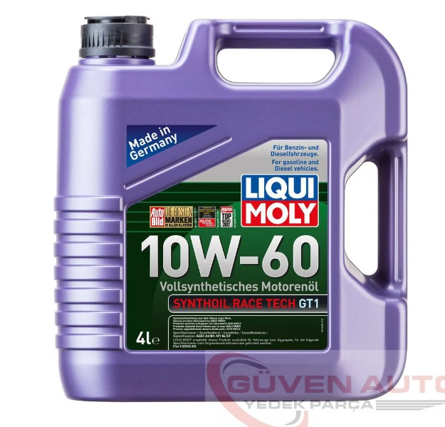 LIQUI MOLY 10W60 Motor Yağı Synthoil Race Tech GT1 4 Litre