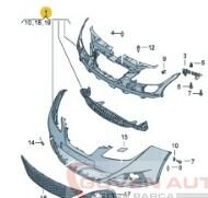 Seat İbiza Ön Tampon (2009-2013)       -6J0807217H