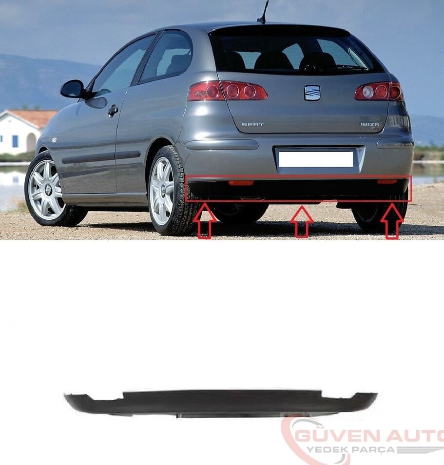 6L6807521A Arka Tampon Spoyler İbiza / Cordoba