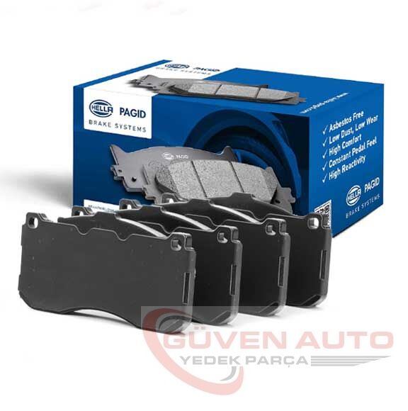 Arka Fren Balatası Hella Pagid Golf 04-14 Jetta 06-10 Touran 03-10 Audi A3 04-13  -1K0698451H