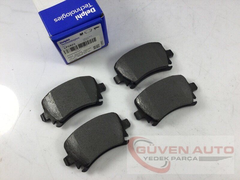 Arka Fren Balatası Delphi (Lp1824) Golf 04-14 Jetta 06-10 Touran 03-10 Audi A3 04-13  -1K0698451H,