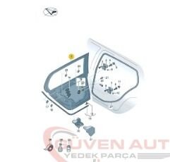 Vw Golf 8 Sağ Arka Kapı     -5H4833056K