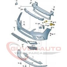 Seat Leon Sol Tampon Braketi 2013-2020    -5F0807049A
