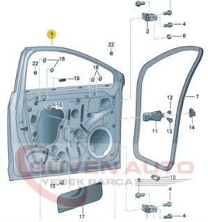 Seat Leon Sol Ön Kapı 2013-2020      -5F4831055A