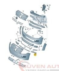 Vw Amarok Sol Ön Rüzgarlık (2017-2022)        -2H6805903B