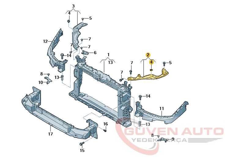 Seat İbiza Far Bağlantı Braketi sol 18>      -6F0806929E