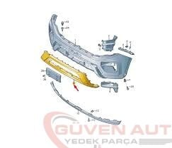 Amarok Tampon Alt Koruma (2023-2025)     -2HJ807091D