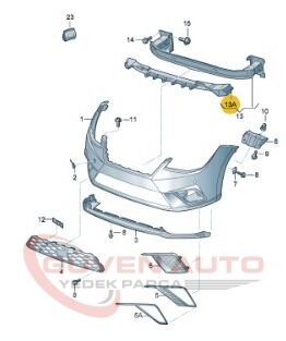 Seat İbiza Dolgu Köpük 18>       -6F0807248B