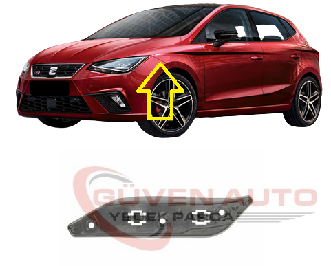 Seat İbiza Tampon Braketi Sol 18>      -6F0807183A