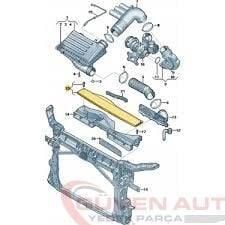 Panel Havalandırma Takımı Benzin 3 Parça 5Q0129254B 5Q0129621D 5Q0129954