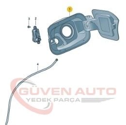 Seat Leon Depo Kapağı 20>      -5FA809905J