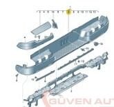 Amarok Arka Tampon Kapağı Sensörlü 2022>          2HJ807421K