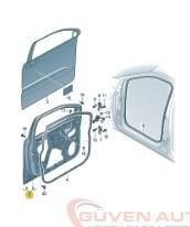 Amarok Sağ Ön Kapı 2022>   -2HJ831056D