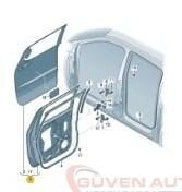 Amarok Sol Arka Kapı 2022>      -2HJ833041A