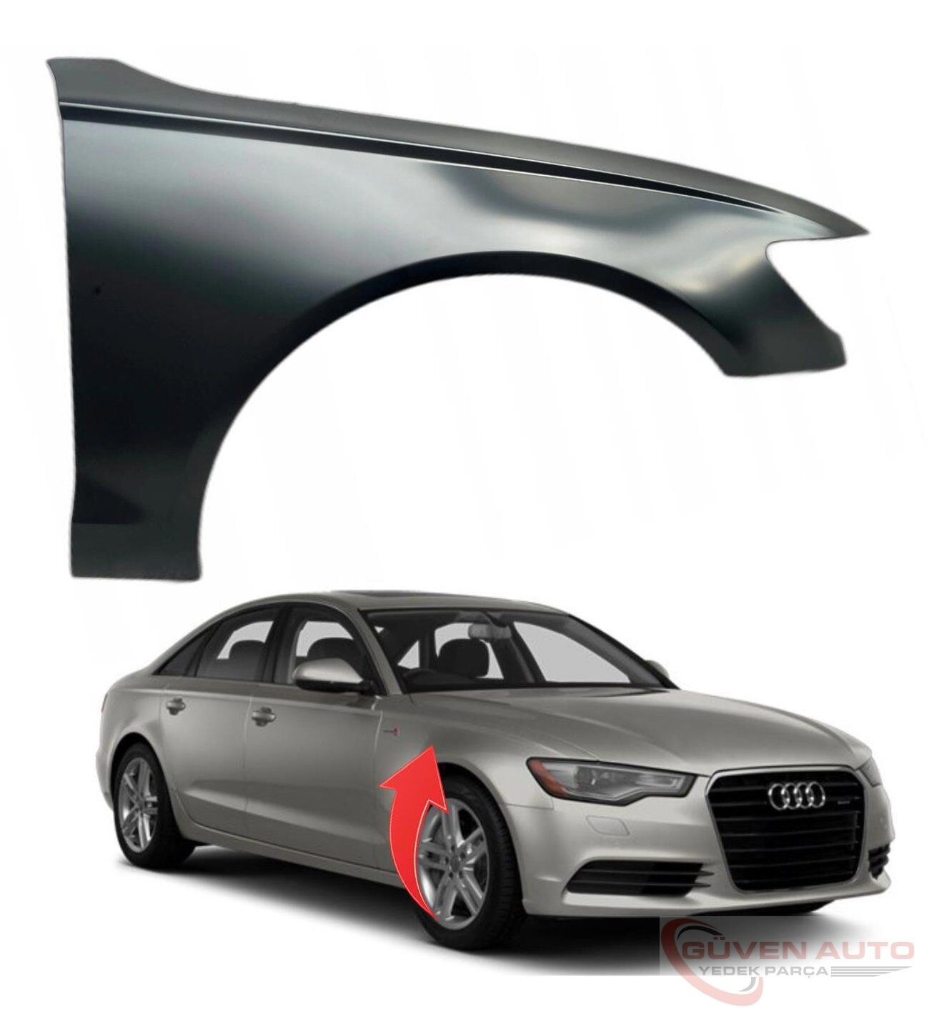 AUDİ A6 SAĞ ÇAMURLUK ÖN (SIMYI) 2011-2018     -4G0821102