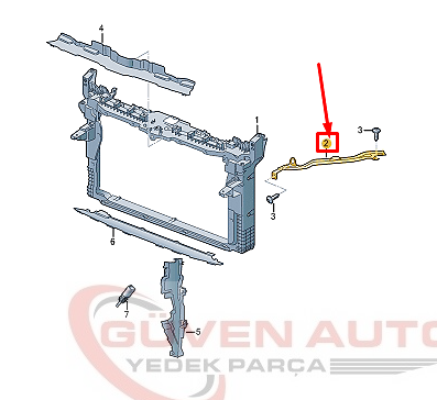 Taigo Sol Far Üst Sacı 2022>      -2G7806929A