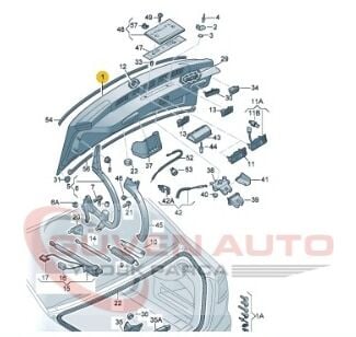 Audi A6 Bagaj Kapağı 2011-2018          -4G5827023C