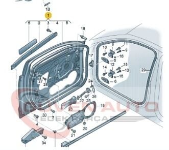 Audi A6 Sol Ön Kapı 2011-2018      -4G0831051