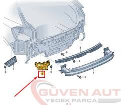 Taigo Arka Tampon Braketi Sağ 2022>      -2G7807394B