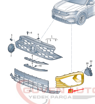 Taigo Sol Sis Çerçevesi    -2G7853665B