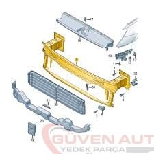 Ön Tampon Demiri Audi A3 2020>     -8Y0807109