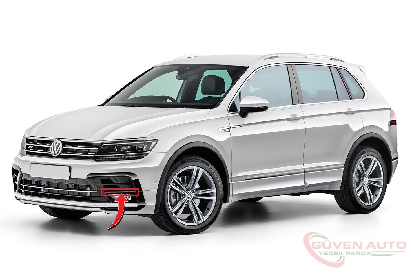 Vw Tiguan Izgara Çıtası Sol Krom        -5NA853101C2ZZ