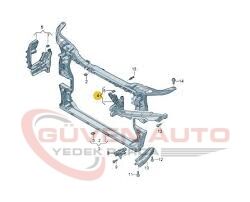 Audi Q5 Far Alt Braketi Sol  17>     -80A805607