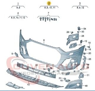 Audi Q5 Ön Tampon 17>     -80A807065A