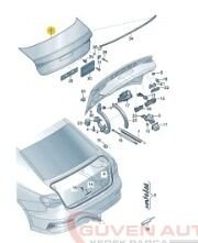 Audi A3 Arka Bagaj Kapağı 2020>      -8Y5827025