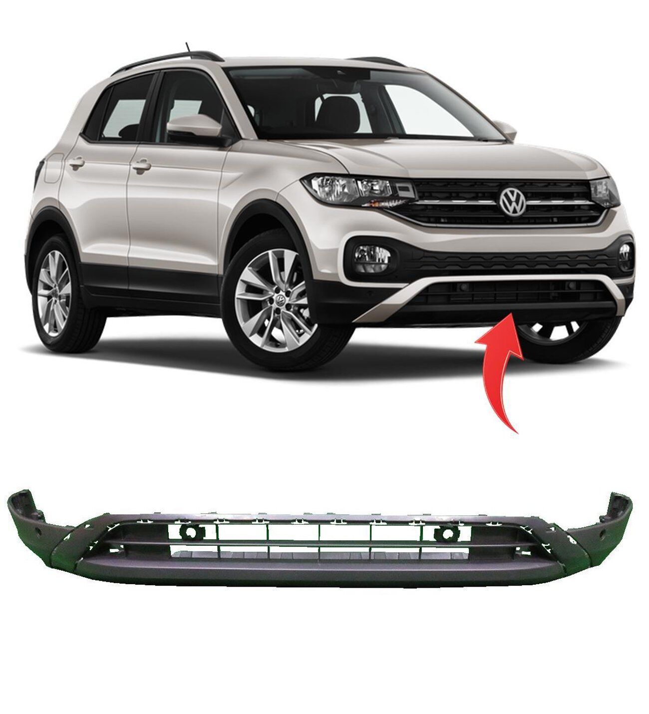 VW T-CROSS ÖN SPOYLER    -2GM805903B