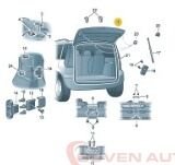 Skoda Yeti Arka Bagaj Kapağı (2010-2014)    5L6827025D - 5L6827025C