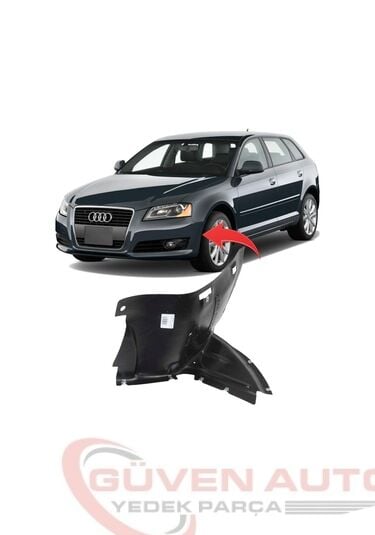 Audi A3 Sol çamurluk Davlumbazı Önün Önü 2008-2013      -8P0821191D
