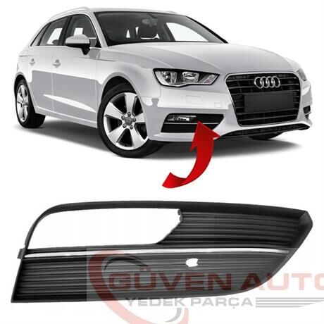 Audi A3 Hb Sağ Sis Farı Kapağı 2013-2016        -8V3807682A