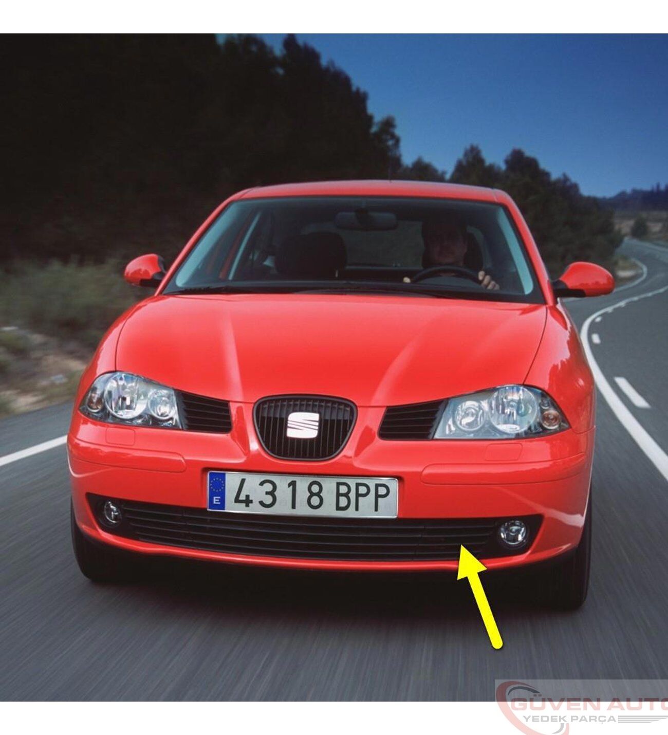 Seat İbiza - Cordoba Sol Sis Çerçevesi 2002-2009      -6L0853665L