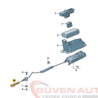 Vites Değiştirme Konektörü (Halat Durdurucu) 5WA713761 Leon Octavia Audi