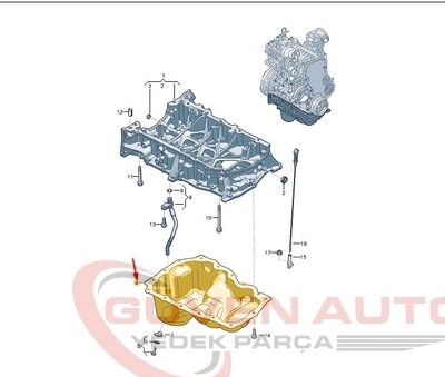 Amarok Yağ Yağ Karteri 0XW103601B (2022-2025)
