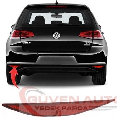 Arka Tampon Reflektörü Sol 5G0945105  Golf 7