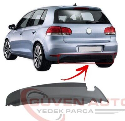 Vw Golf 6 Arka Tampon Spoyleri (2009-2014)        -5K6807521K