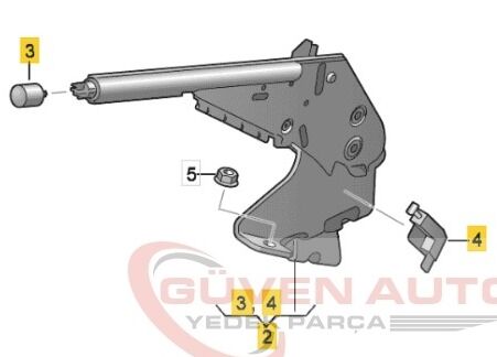 Amarok El Fren Kolu 2H0711301M (2013-2022)