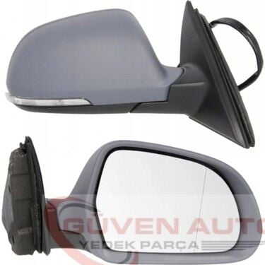 Skoda Superb Sağ Dış Dikiz Aynası Elektrikli 6 Pinli (2008-2015)     3T1857508BH