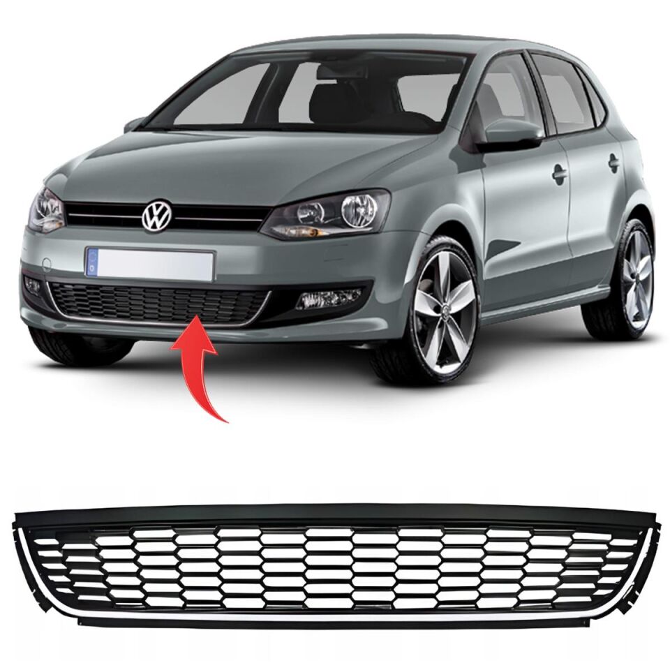 VW POLO ÖN ORTA TAMPON IZGARASI 2010-2015       -6R0853671